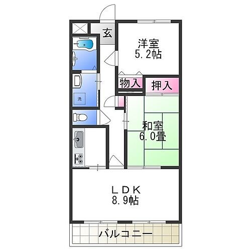 大阪府高石市高師浜3丁目 高石駅 2LDK マンション 賃貸物件詳細