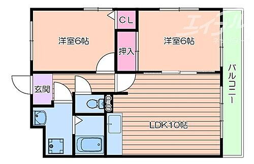 大阪府吹田市千里山高塚 千里山駅 2LDK マンション 賃貸物件詳細