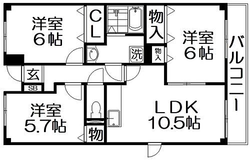 大阪府枚方市出口1丁目 光善寺駅 3LDK マンション 賃貸物件詳細