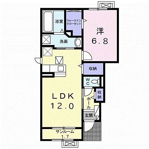 ウェルヴィレッジＩＶ 1階 1LDK 賃貸物件詳細