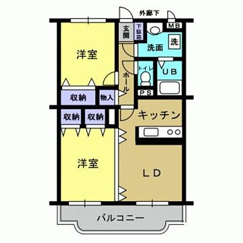 栃木県真岡市熊倉町 真岡駅 2LDK マンション 賃貸物件詳細