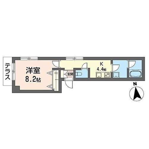 ルシェロ代田 1階 1K 賃貸物件詳細