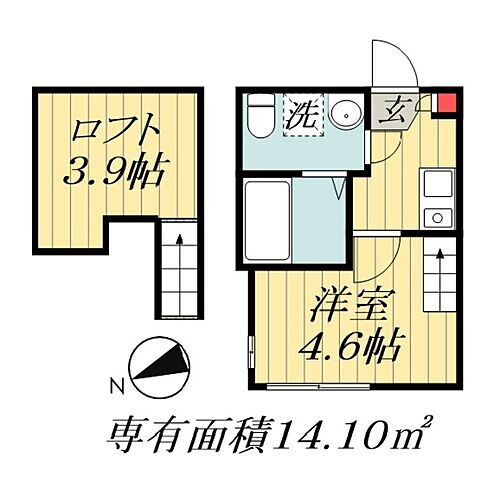 東京都江戸川区篠崎町2丁目 篠崎駅 1K アパート 賃貸物件詳細