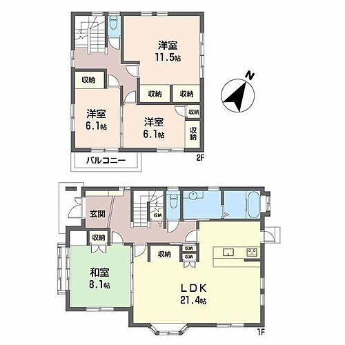 滝山借家　谷口邸 4LDK 賃貸物件詳細