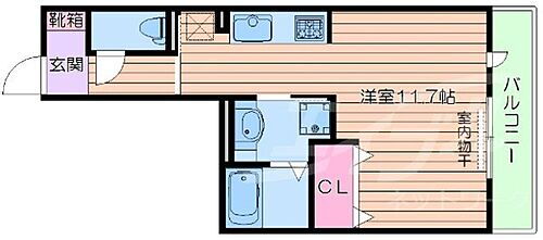 大阪府吹田市西の庄町 吹田駅 ワンルーム アパート 賃貸物件詳細