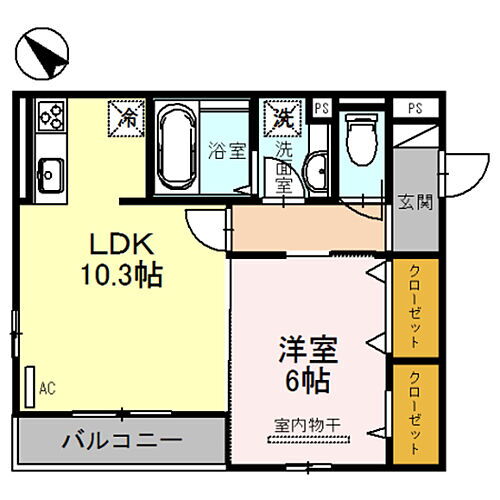 大阪府堺市堺区向陵中町1丁 三国ケ丘駅 1LDK アパート 賃貸物件詳細