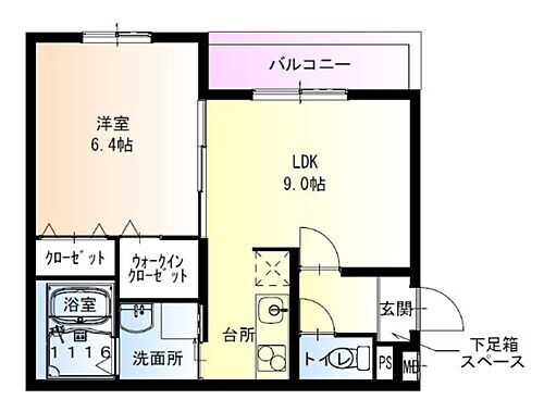 フジパレス御陵通り 1階 1LDK 賃貸物件詳細