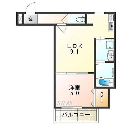 大阪府大阪市旭区赤川2丁目 城北公園通駅 1LDK アパート 賃貸物件詳細