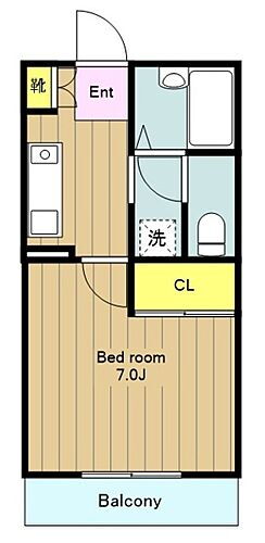 神奈川県大和市林間1丁目5-5 南林間駅 1K マンション 賃貸物件詳細