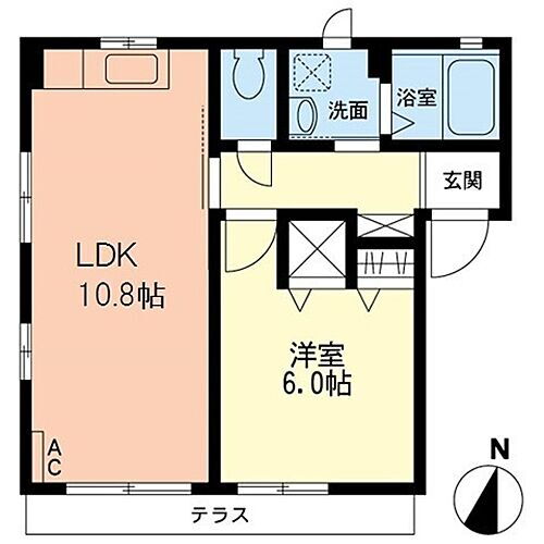 神奈川県高座郡寒川町宮山37-1 寒川駅 1LDK アパート 賃貸物件詳細