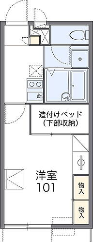大阪府富田林市青葉丘 大阪狭山市駅 1K アパート 賃貸物件詳細