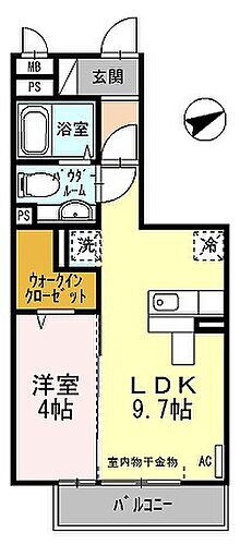 グッド　フィールドＩＩ 2階 1LDK 賃貸物件詳細