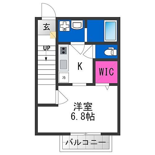 メゾンエーワン 2階 1K 賃貸物件詳細