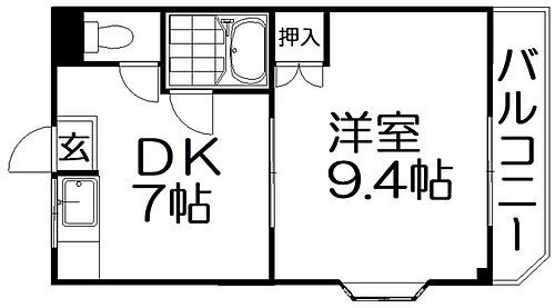 大阪府枚方市磯島茶屋町 御殿山駅 1DK マンション 賃貸物件詳細