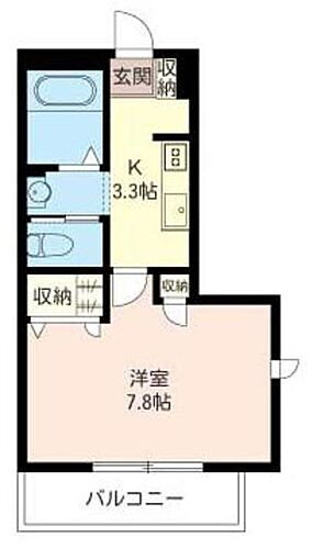 Ｃａｓａ　Ｖｅｅｌｅ 2階 1K 賃貸物件詳細
