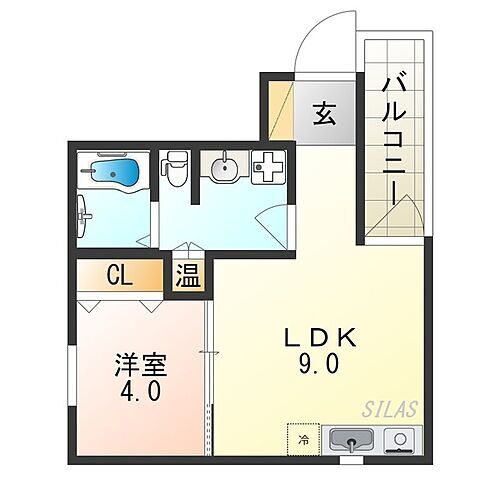 大阪府大阪市住吉区千躰2丁目 沢ノ町駅 1LDK アパート 賃貸物件詳細