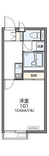 神奈川県相模原市南区松が枝町8-6 小田急相模原駅 1K アパート 賃貸物件詳細