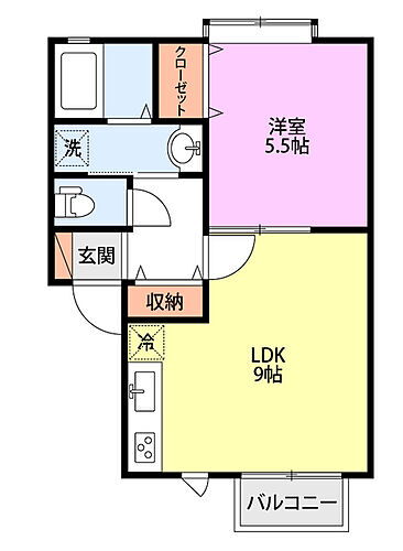 カーサウィング 1階 1LDK 賃貸物件詳細