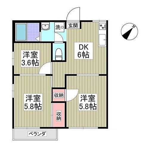 東京都町田市鶴川3丁目 鶴川駅 3DK アパート 賃貸物件詳細
