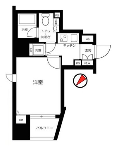 東京都港区六本木2丁目 六本木一丁目駅 1K マンション 賃貸物件詳細