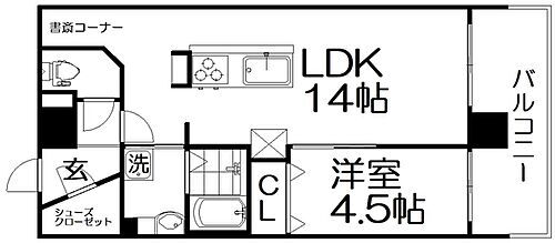 テラス天の川 5階 1LDK 賃貸物件詳細