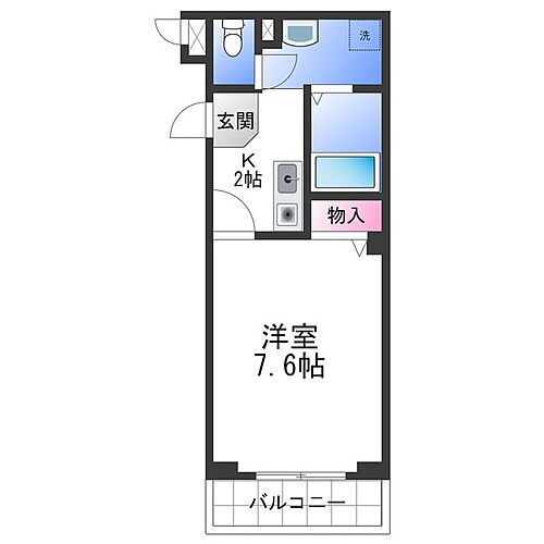 大阪府泉佐野市高松北2丁目 泉佐野駅 1K マンション 賃貸物件詳細