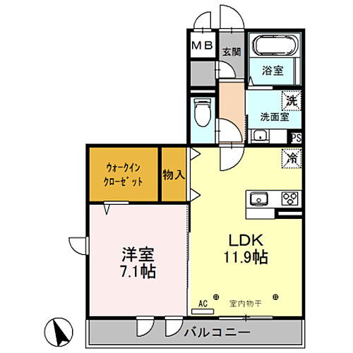 アイム藤沢 3階 1LDK 賃貸物件詳細
