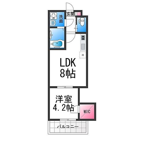 エステイトＮ湊２ 2階 1LDK 賃貸物件詳細