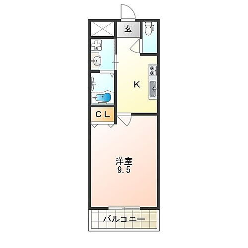 大阪府大阪市平野区長吉六反3丁目 長原駅 1K アパート 賃貸物件詳細