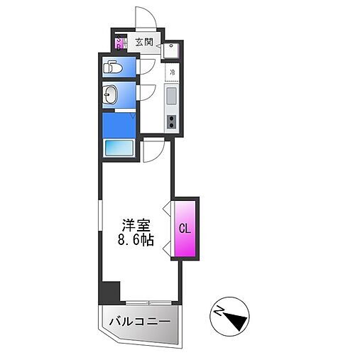 大阪府大阪市東成区中本4丁目 今里駅 1K マンション 賃貸物件詳細
