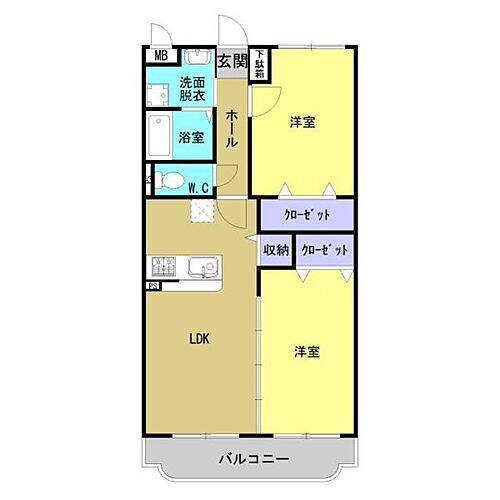 佐賀県鳥栖市曽根崎町 鳥栖駅 2LDK マンション 賃貸物件詳細