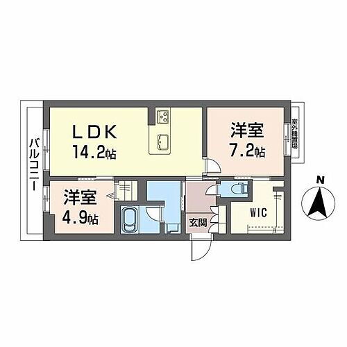 シャーメゾンシンシア 3階 2LDK 賃貸物件詳細