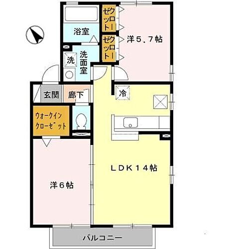 兵庫県神戸市西区小山1丁目 明石駅 2LDK アパート 賃貸物件詳細