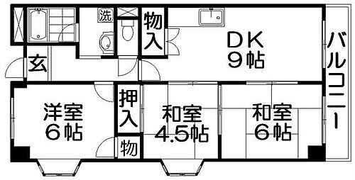 大阪府寝屋川市国松町 寝屋川市駅 3LDK マンション 賃貸物件詳細