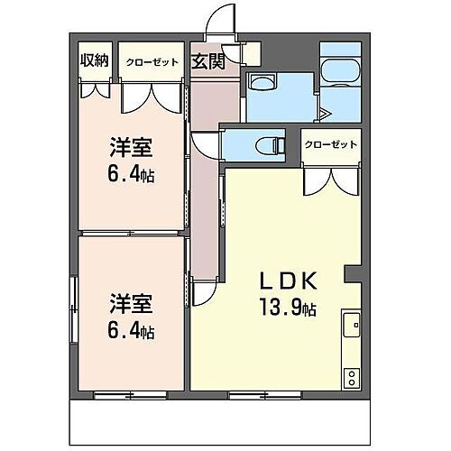 ハイライズ富士見台 3階 2LDK 賃貸物件詳細