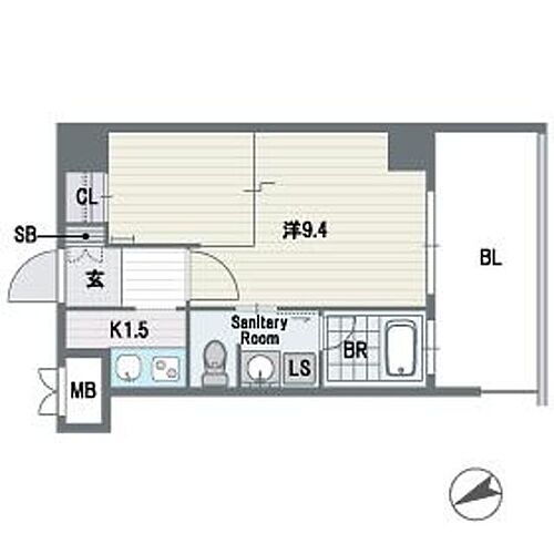 福岡県福岡市中央区桜坂2丁目1-27 桜坂駅 1K マンション 賃貸物件詳細
