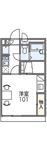 大阪府羽曳野市西浦4丁目 古市駅 1K アパート 賃貸物件詳細