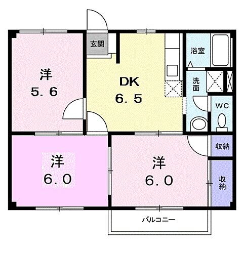 サニーコート小川 1階 3DK 賃貸物件詳細