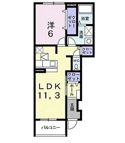 埼玉県所沢市大字山口 西所沢駅 1LDK アパート 賃貸物件詳細