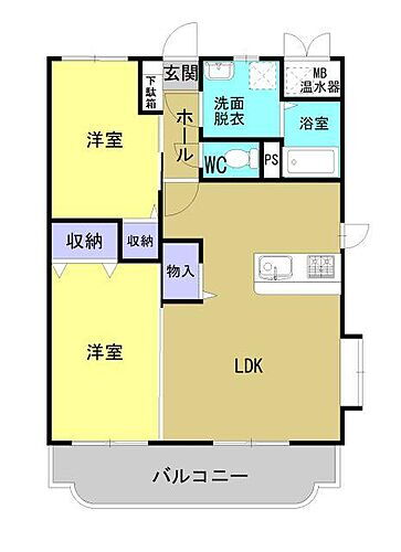 岡山県倉敷市真備町川辺 清音駅 2LDK マンション 賃貸物件詳細