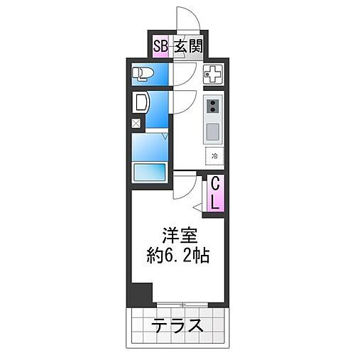 プレサンス天王寺デルニエ 13階 1K 賃貸物件詳細