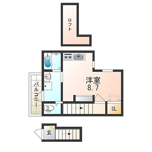 大阪府堺市堺区出島町5丁 湊駅 ワンルーム アパート 賃貸物件詳細
