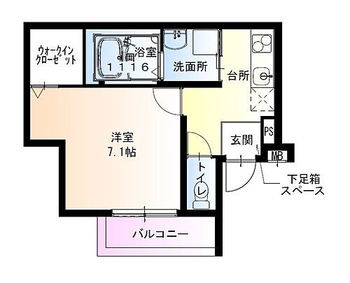 大阪府東大阪市横沼町1丁目 長瀬駅 1K アパート 賃貸物件詳細