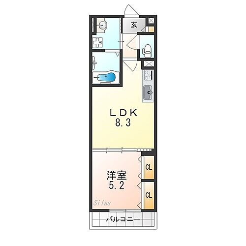 大阪府松原市南新町3丁目 布忍駅 1LDK アパート 賃貸物件詳細