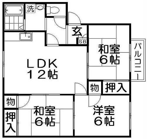 大阪府枚方市東香里新町 香里園駅 3LDK アパート 賃貸物件詳細