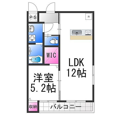 大阪府堺市北区新堀町1丁 北花田駅 1LDK アパート 賃貸物件詳細