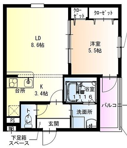 兵庫県尼崎市西長洲町2丁目 尼崎駅 1LDK アパート 賃貸物件詳細