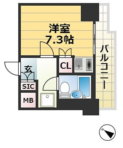 兵庫県神戸市兵庫区中道通1丁目 新開地駅 ワンルーム マンション 賃貸物件詳細