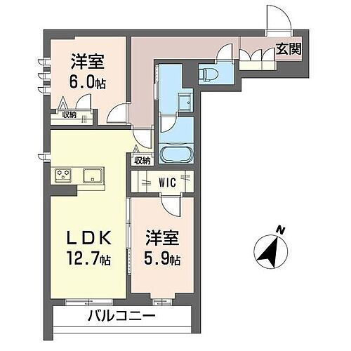 コード湘南 2階 2LDK 賃貸物件詳細