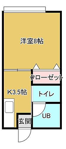 新潟県長岡市今井1丁目73 宮内駅 1K アパート 賃貸物件詳細